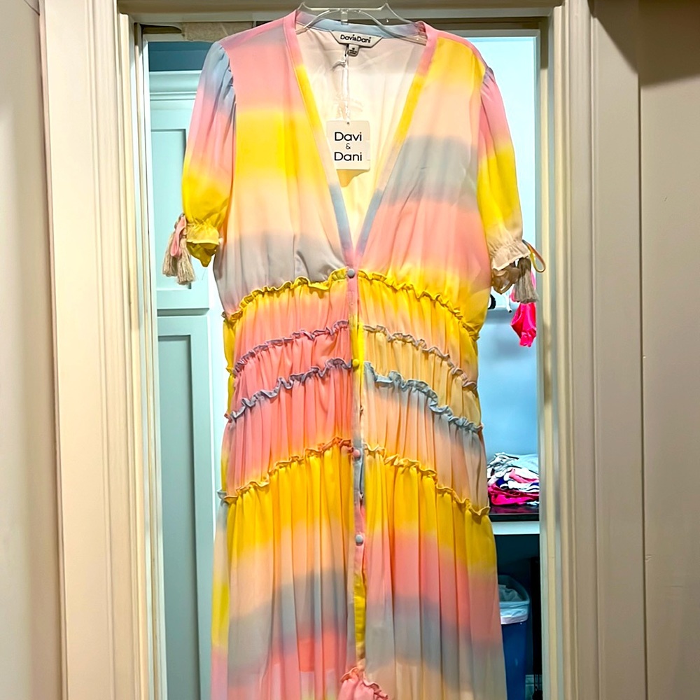 Ombré Hi Lo Maxi dress